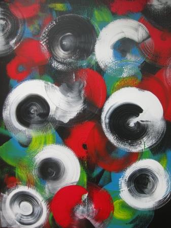 Cirkels, 100x80 cm